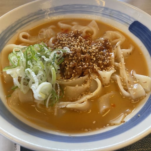 冷やし坦々きしめん