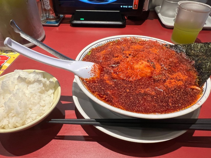 辛肉そば 辛さ増し10辛