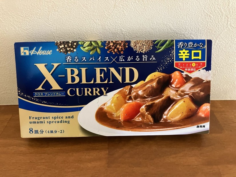 クロスブレンド X-BLEND CURRY(クロスブレンドカレー)辛口 1.08KM - ハウス食品