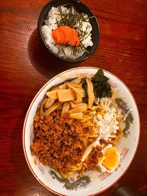 汁なしラーメン 激辛