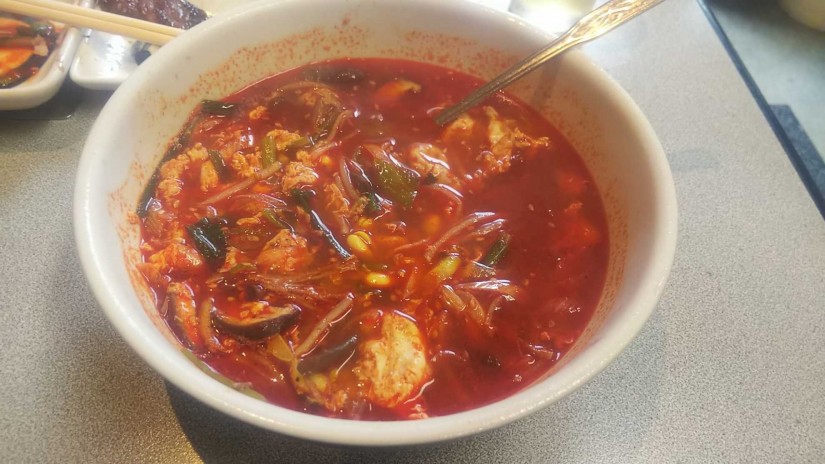 ユッケジャンスープ 激辛