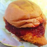 クレイジーホットチキンフィレバーガー