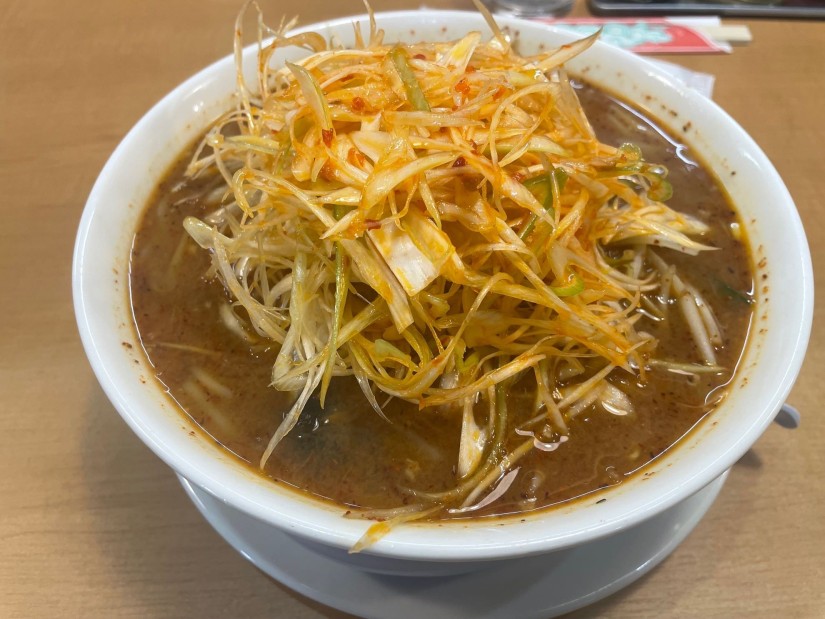 2024年12月限定 辛味葱味噌らーめん 5辛