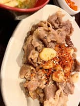 にんにくファイヤー牛カルビ定食