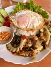 ガパオ・ライス(イカ) 🌶️🌶️🌶️