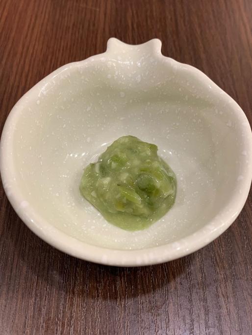 本わさび使用の茎わさび
