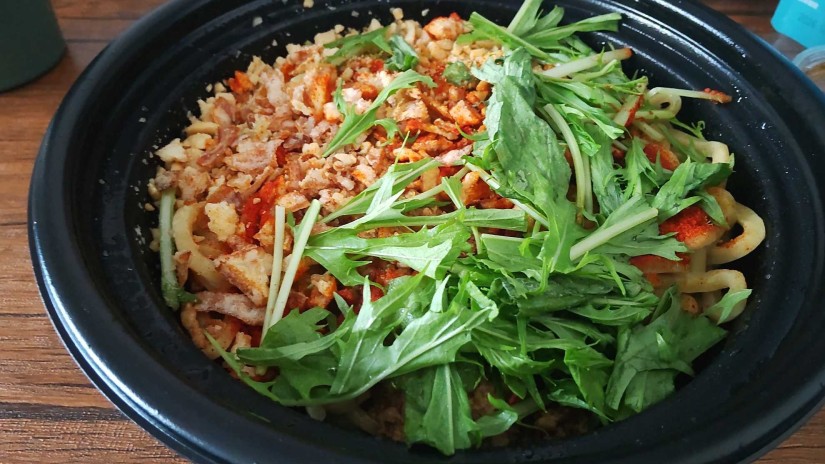 激辛汁無し担々麺 激辛