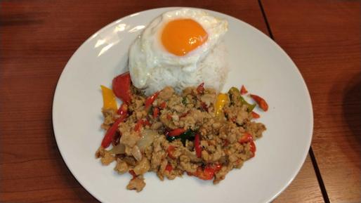 鶏ガパオライス 激辛