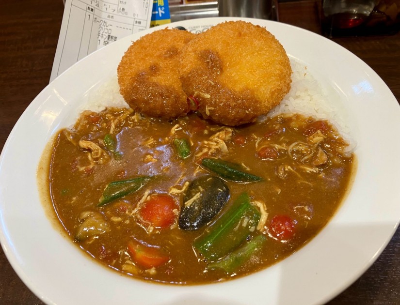 チキンと夏野菜カレー  1辛