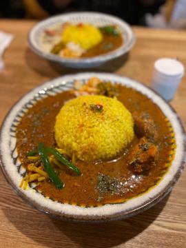 あいがけカレー 辛さは自分で調整