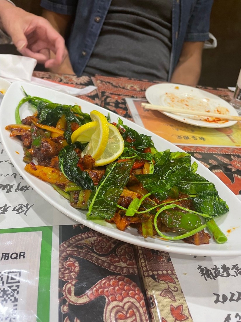 野菜とチキンのデビル