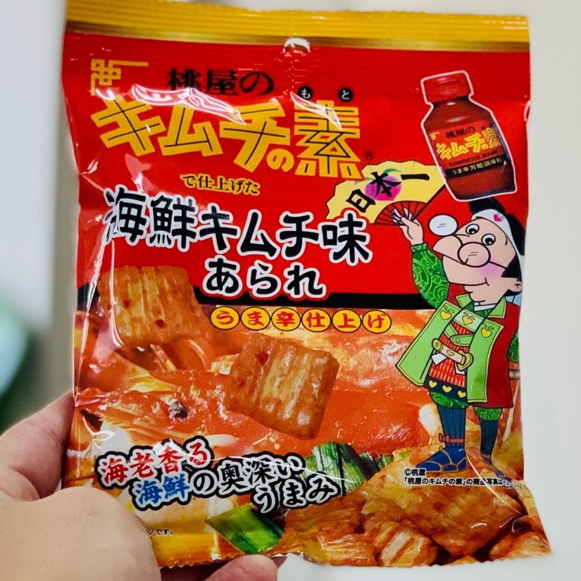桃屋のキムチの素 海鮮キムチあられ