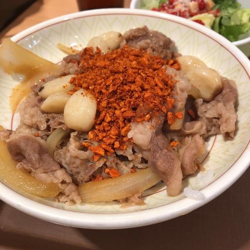 ガリガリファイヤー牛丼 普通