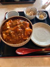 麻婆豆腐丼 激辛