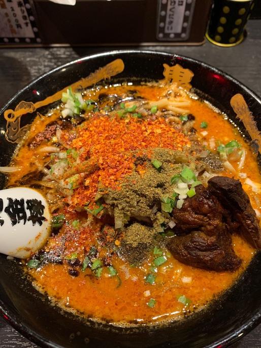 カラシビ味噌らー麺 カラ鬼マシ・シビ鬼マシ