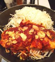 トンテキ大辛定食