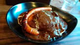 ビーフカレー オムレツ ソーセージトッピング 激辛
