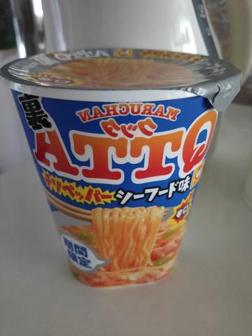 MARUCHAN QTTA裏 チリペッパーシーフード味