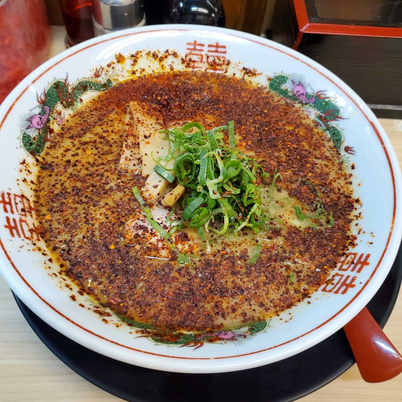 こってり背脂ピリ辛中華そば 2辛