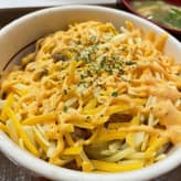 明太マヨチーズ牛丼