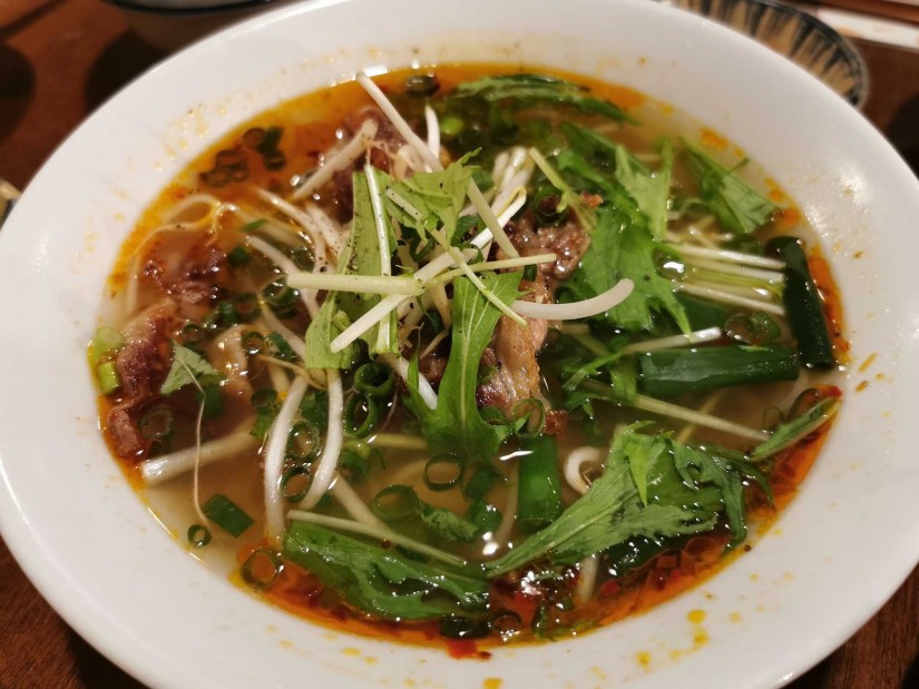 フエ名物牛焼肉のせ汁麺 🌶️🌶️