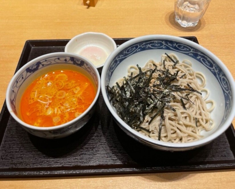 冷やし胡麻ダレつけそば 大辛