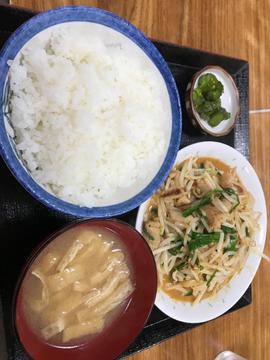 辛モツ炒め定食