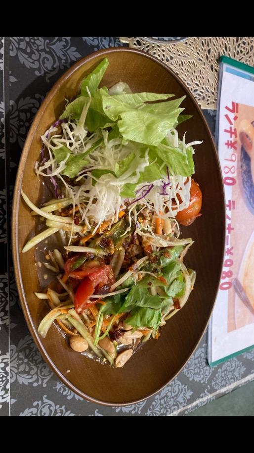 ソムタム(パパイアサラダ) 3辛