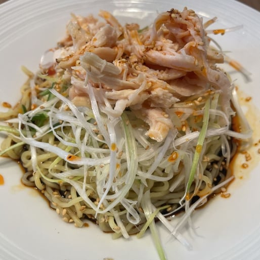 よだれ鶏冷やし麺 🔥