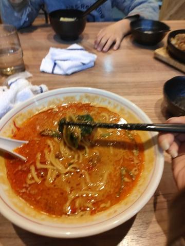 鬼辛担々麺最終段階
