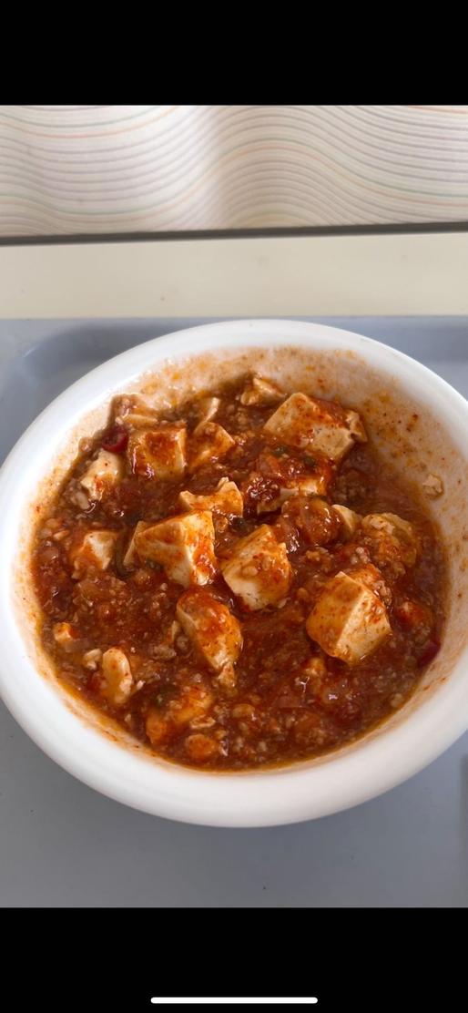 麻婆豆腐 追加:一味唐辛子