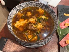島とうがらしのユッケジャンスープ