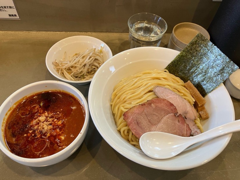 煮干し辛味噌つけ麺   煉獄