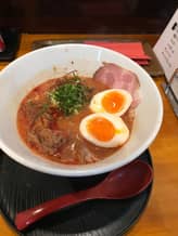 牛スジ赤影ラーメン＋超辛