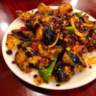 麻婆茄子 山椒が効いたやや辛