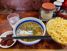 特製もりそば(つけ麺) 辛味3倍