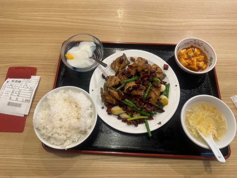 太刀魚の唐辛し炒め