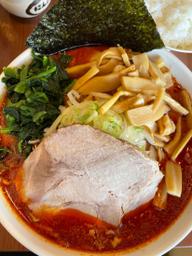 味噌辛ジャン　ﾒﾝﾏほうれん草+ 30倍