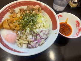油そば 辛さ増し