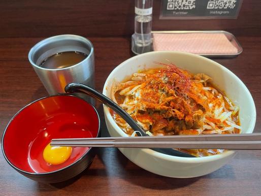 辛みそらーめん 生卵1個 3辛