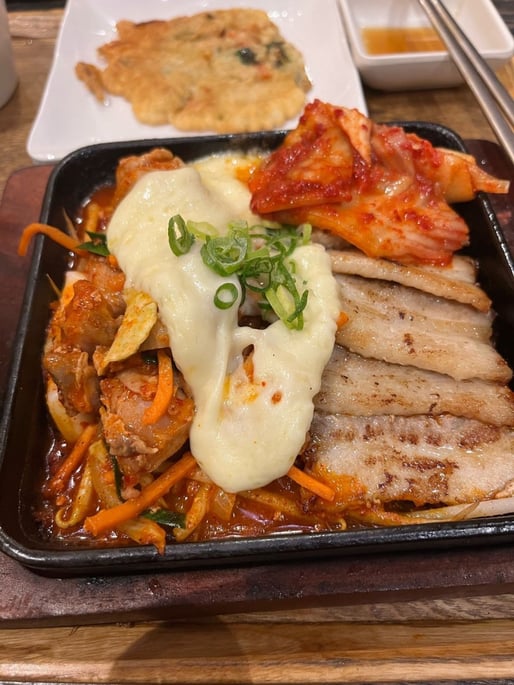 三元豚サムギョプサル&チーズダッカルビ