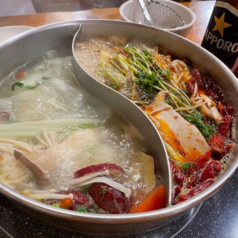 麻辣火鍋 辛め