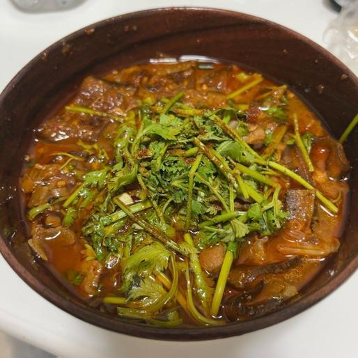 【麻辣】パクチー極太麻婆春雨 大辛 H3・シビレ（ホワジャオ 4）