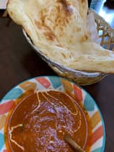 ランチセットひき肉カレー 激辛