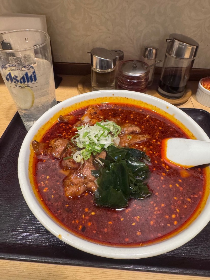 豚レバ激辛麺
