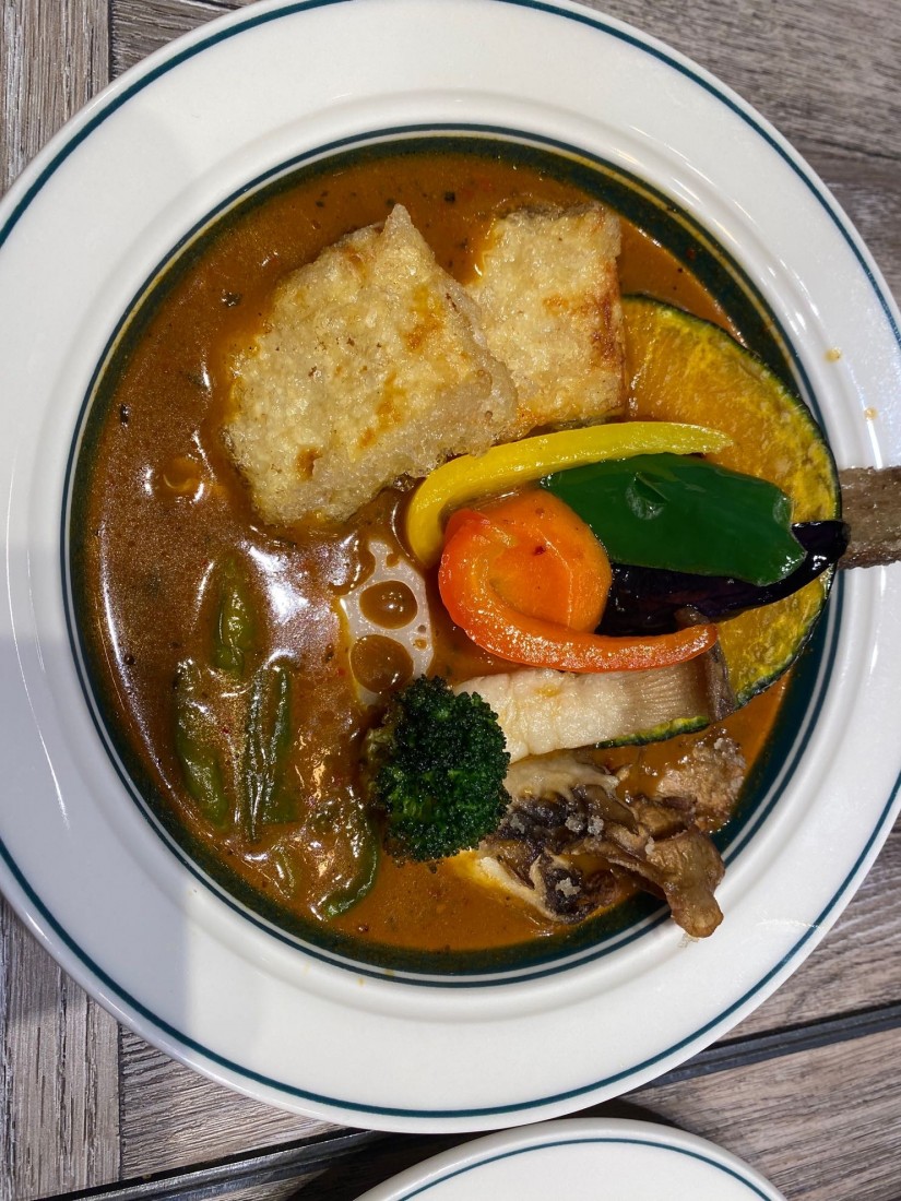 揚げだし豆腐ときのこ野菜 7辛