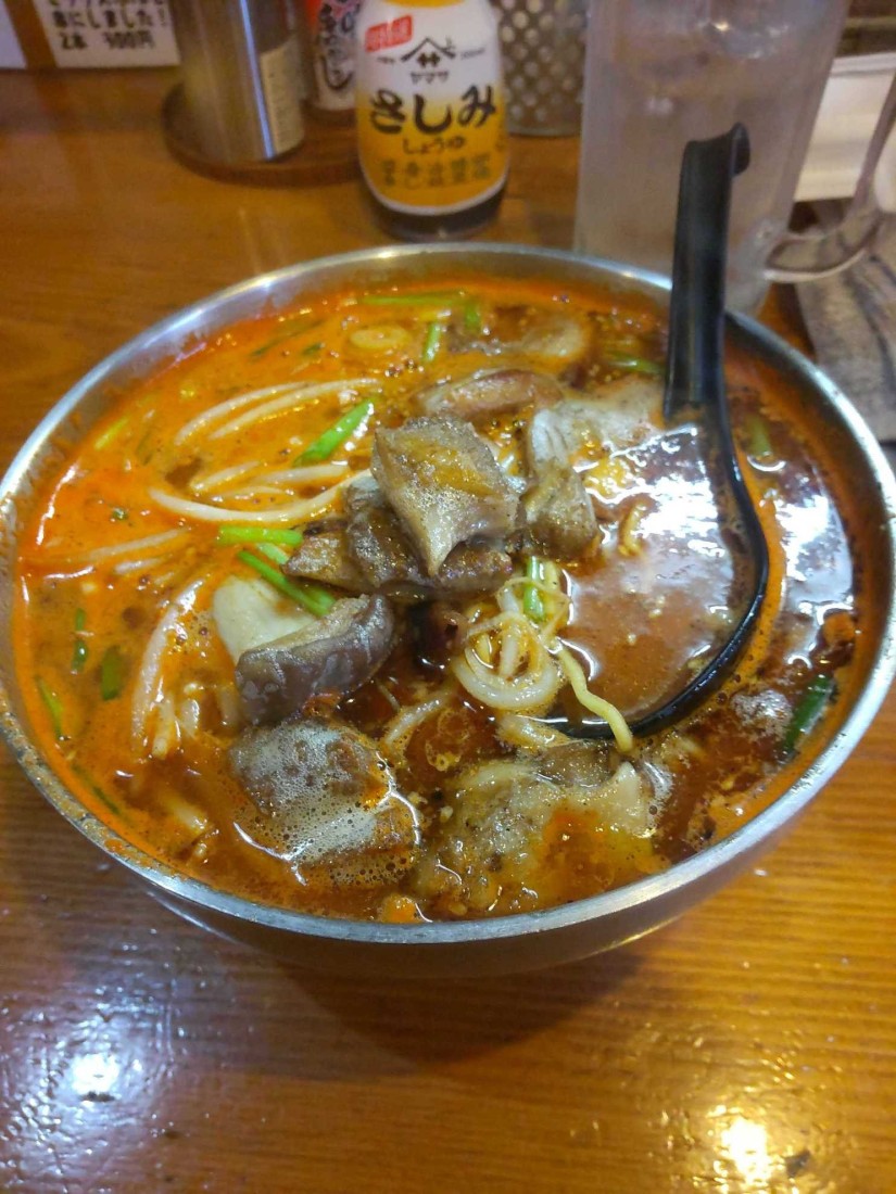 ユッケジャンホルモンらーめん