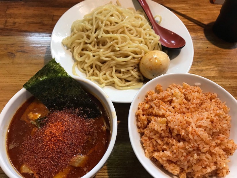 特製麻婆つけ麺&赤めし 2辛