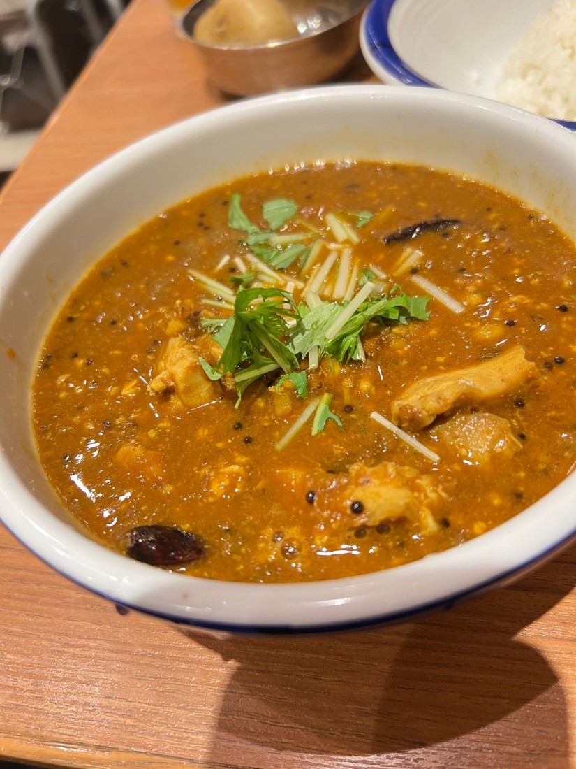 チキン豆カレー50倍