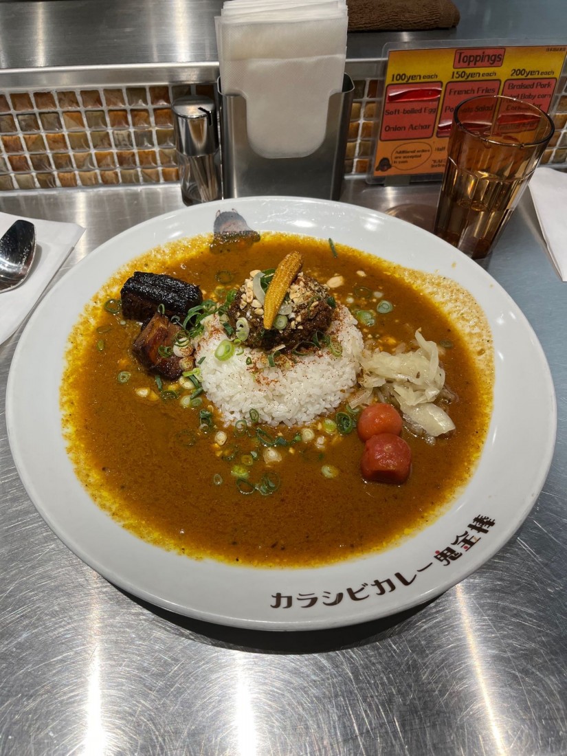 鬼金棒カラシビカレーライス 辛さ鬼増し 痺れ増し